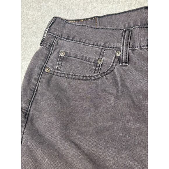 Levis 514 Jeans Mens W32 L34 Black Grey Straight Tapered White Tag Denim - Picture 9 of 15